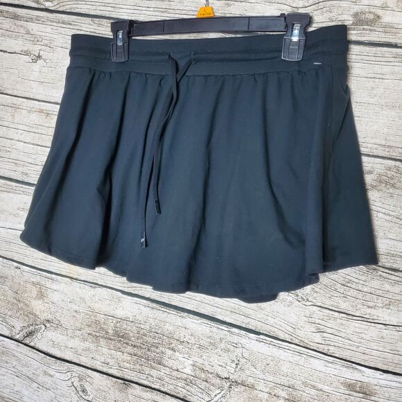 Fabletic Black Cloud Jersey Flounce Skort Size XL - Picture 4 of 9